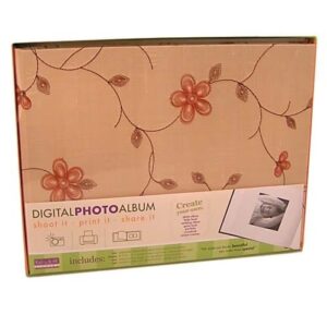 Olde Tyme Digital Photo Album - Ecru Vine