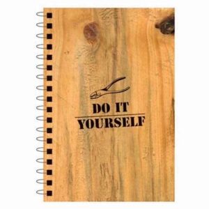 "Do It Yourself" Faux Wood Notebook