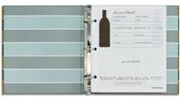 Inside View: Designer Pamela Barsky Decorates the Binder/Journal with Seafoam and Slate End covers.