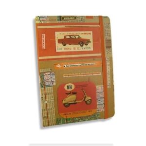 Orange Clare Goddard Pocket Travel Journal - 3.5 x 5.5 inches