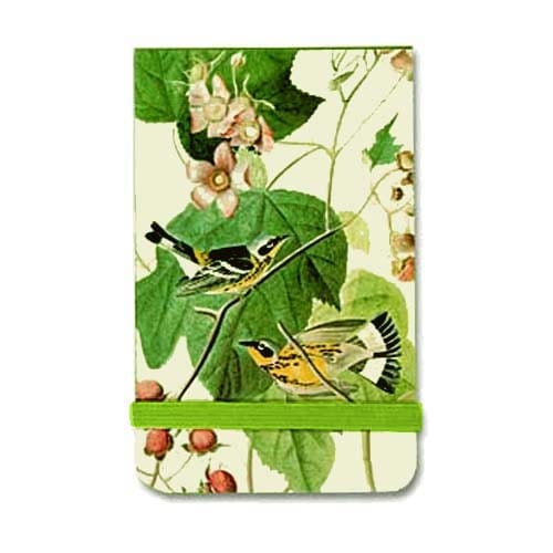 Set of 3 James Audubon Little Flip Notebooks - Magnolia Warblers 4.4x2.75
