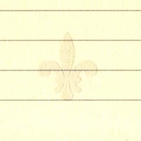 Close up Detail:  Giglio Fiorentina Symbol Which Closely Resembles the French Fleur-de-lis.