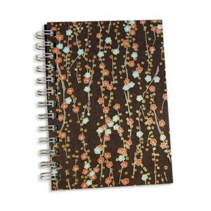 Japanese Chiyogami paper meets front and back covers of thick 85 pt board