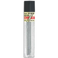 0.5mm/H (US#3) Premium Super Hi-Polymer Leads by Pentel View: Durable leads designed to produce smooth, uniform lines that won't easily smear.