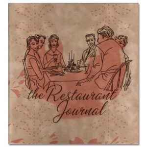 Retro Restaurant Journal-Three Ring Bound for Journaling My Opinions and Reviews