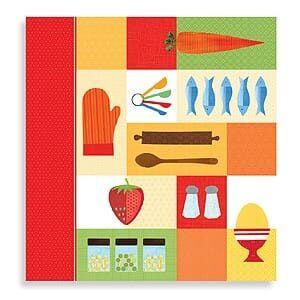 Kitchen Collage Recipe Organizer