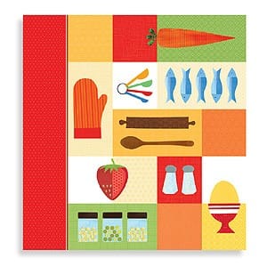 Kitchen Collage Recipe Organizer