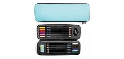 Xonex Art Pod Color Pencil Travel Set color pencils eraser sharpener