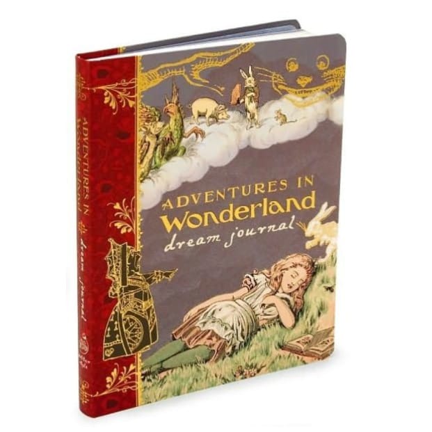 Adventures in Wonderland Dream Journal Lewis Carroll guided theme journal