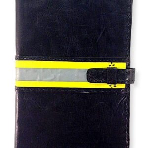Safety Stripe Handmade Leather Journal