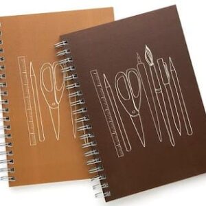 Our Eco-Friendly "Tools" Sketchbook is 100% recycled... and 100% recyclable!