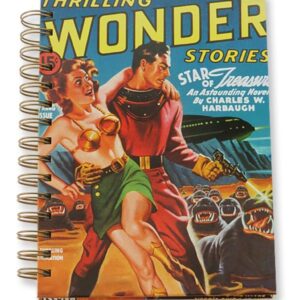 Sci-Fi Thriller Hardcover Wire-O Journal