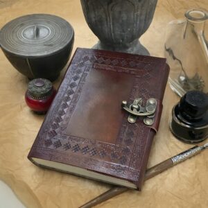 Slightly odd yet familiar, our Exotic Handmade Leather Journal with Handmade Paper are truly unique and make a marvelous gift.