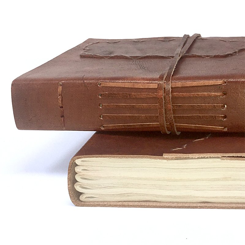 The smyth-sewn binding of our Poets Journal allows for it to lay flat when open - nice!