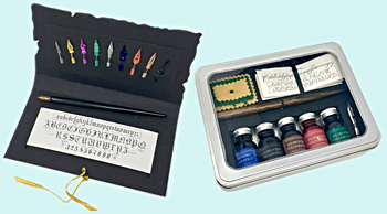 Free calligraphy set offer with journal purchase from JournalsAndBooks.com ($20+)