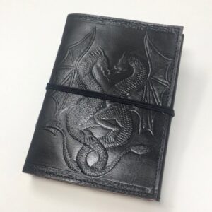 5 x 7" Double Dragon Writing & Drawing Journals - Black