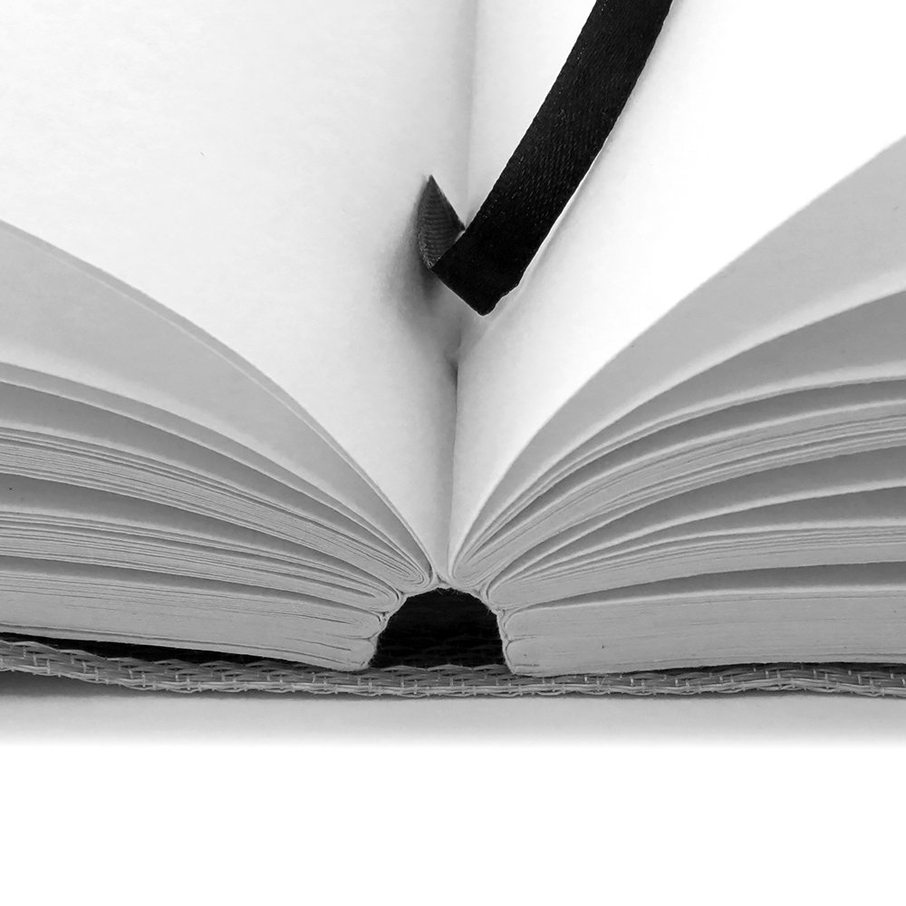 Nice touches: Smythe-sewn binding and satin bookmark