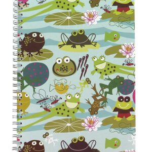 Delightfully festooned with frogs