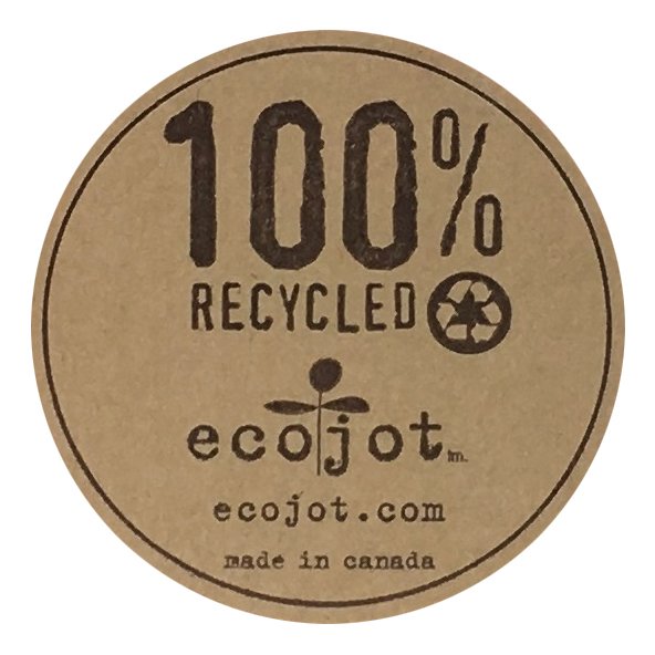 100% recycled... and 100% recyclable!